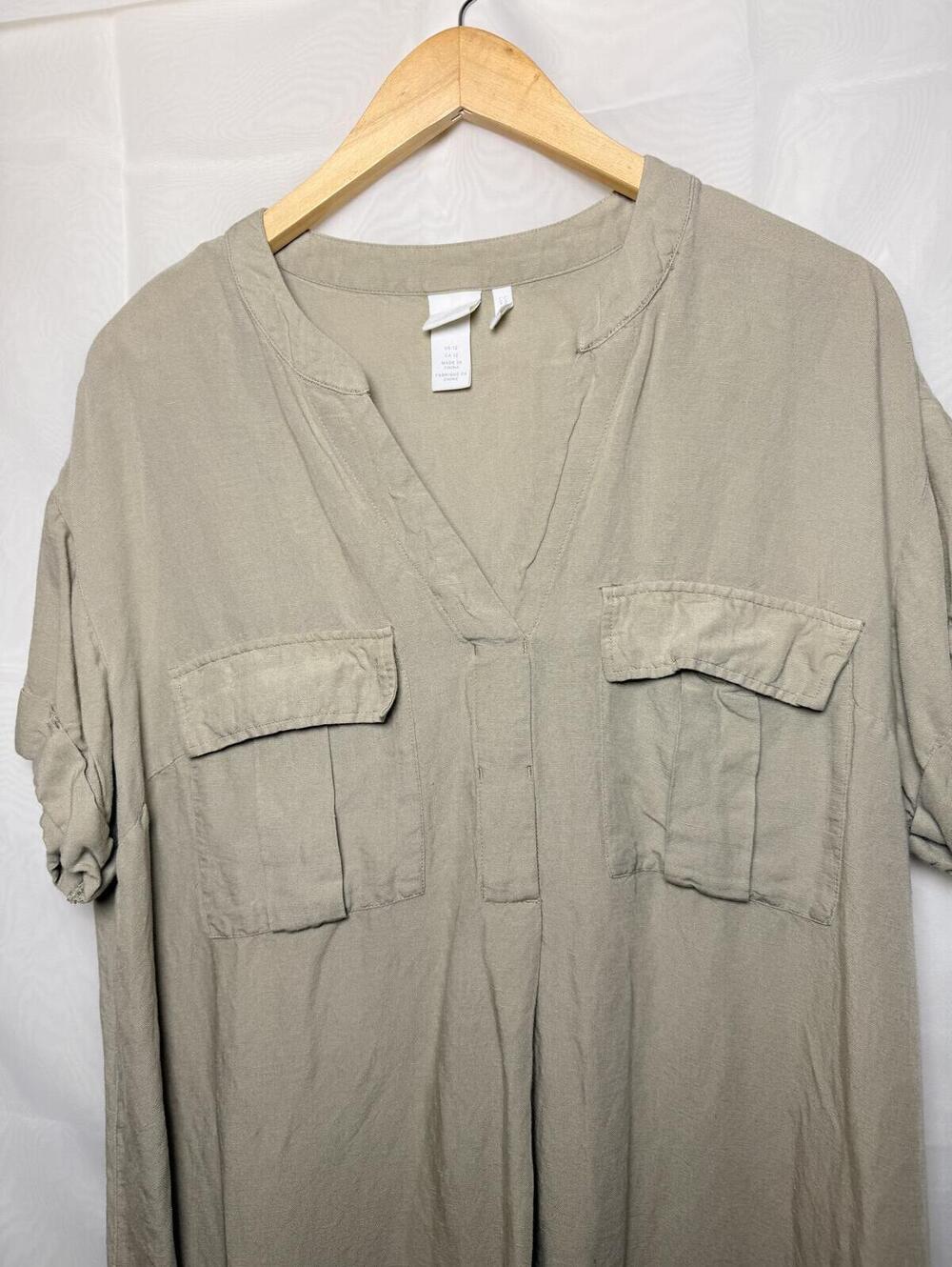 H&M Linen Blend Shift Dress - Picture 3 of 6